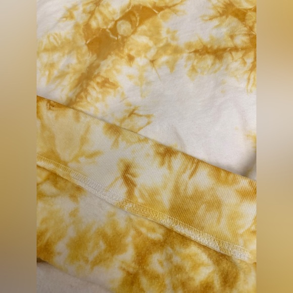Clare V Yellow Tie-Dye Ruffle Sweatshirt - Picture 10 of 11